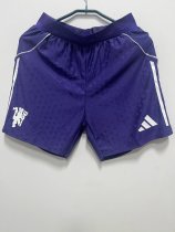 25/26 Manchester United Purple Player 1:1 Quality Shorts