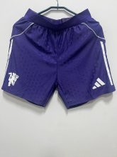 25/26 Manchester United Purple Player 1:1 Quality Shorts