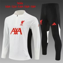 25/26  Liverpool Kids White Player 1:1 Quality Training Jersey