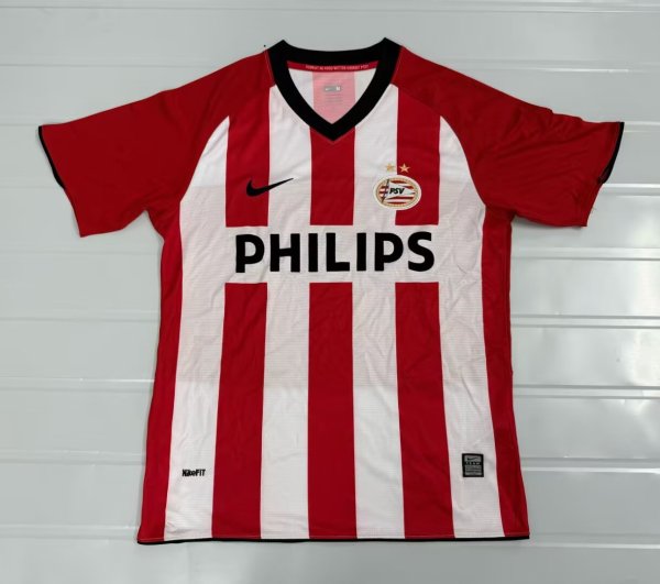 2009/2010 PSV Eindhoven Home Fans Retro 1:1 Quality Soccer Jersey