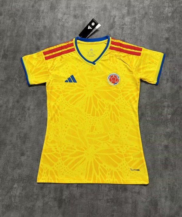 26/27（2026） Colombia Home Woman's  Fans 1:1 Quality Soccer Jersey