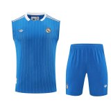 25/26 Manchester United Blue 1:1 Quality Training  Vest（A-Set）