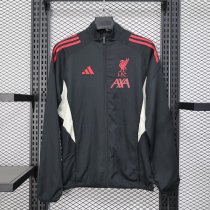 25/26  Liverpool Black Windbreaker