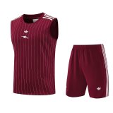 25/26 Manchester Unite Burgundyd  1:1 Quality Training  Vest（A-Set）