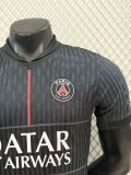 25/26 PSG Paris Fourth Black Player 1:1 Quality Soccer Jersey