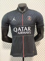 25/26 PSG Paris Fourth Black Player 1:1 Quality Soccer Jersey