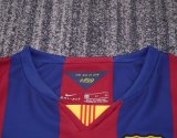 2014/2015 Barcelona Home Long sleeved Kids Kits Retro 1:1  Quality Soccer Jersey