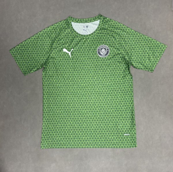 25/26 Manchester City Pre match uniform Fans 1:1 Quality Soccer Jersey