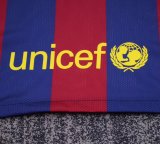 2014/2015 Barcelona Home Long sleeved Kids Kits Retro 1:1  Quality Soccer Jersey