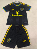 25/26 Manchester United Third Kids Kits 1:1 Quality Soccer Jersey