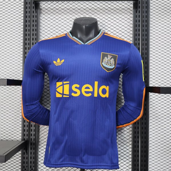 25/26 Newcastle Third Long Sleeve Player 1:1 Quality Soccer Jersey