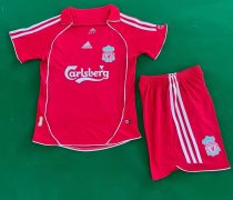 2006/2008 Liverpool Home Kids Retro 1:1  Quality Soccer Jersey