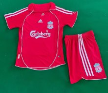 2006/2008 Liverpool Home Kids Retro 1:1  Quality Soccer Jersey