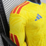 26/27（2026）Colombia Home  Yellow Long Sleeves Player 1:1 Quality Soccer Jersey