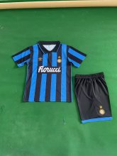 1992/1994  Inter Milan Home Kids Kits Retro 1:1 Quality Soccer Jersey
