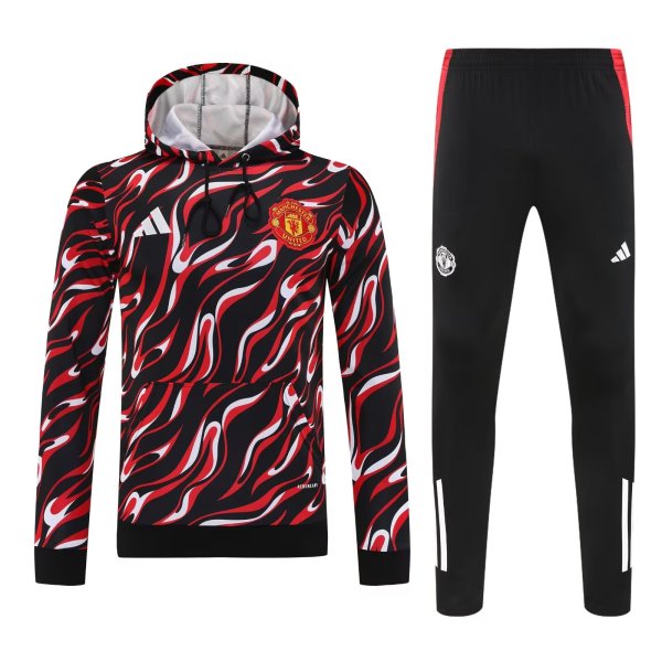 25/26 Manchester United Hooded Long Sleeved 1:1 Training suit
