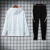 25/26 Real Madrid  White  Hooded Long Sleeved 1:1 Training suit