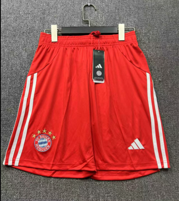 25/26 Bayern Munich Home Red Fans 1:1 Quality Shorts