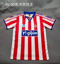1999/2000 Sporting de Gijon Home  Fans Retro  1:1 Quality Soccer Jersey
