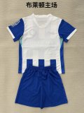 25/26  Brighton  Home  Kids Kits 1:1 Quality Soccer Jersey