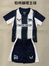 25/26 Hertha BSC Home  Kids 1:1 Quality Soccer Jersey