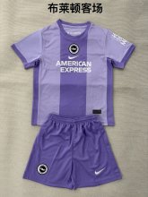 25/26  Brighton  Away  Kids Kits 1:1 Quality Soccer Jersey