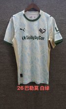 25/26 Palermo FC White-Green Fans 1:1 Quality Soccer Jersey