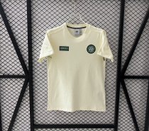 25/26 Celtic Adidas Clover T-shirt beige  Fans 1:1 Quality Soccer Jersey