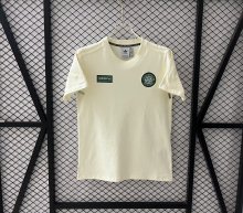 25/26 Celtic Adidas Clover T-shirt beige  Fans 1:1 Quality Soccer Jersey