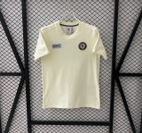 25/26  Aston Villa Adidas Clover T-shirt beige Fans  1:1 Quality Soccer Jersey