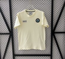 25/26 Newcastle  Adidas Clover T-shirt beige  Fans 1:1 Quality Soccer Jersey
