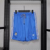 25/26 Real Madrid Casual  Blue Player 1:1 Quality Shorts