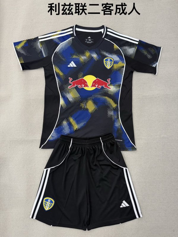25/26 Leeds United Third Adult Kits 1:1 Quality Soccer Jersey(成人套装)