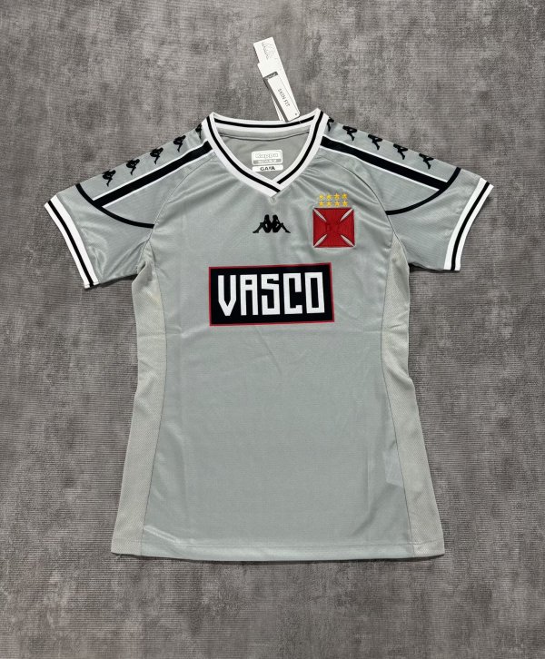 25/26 Da Gama Training Suit Gray Woman's Fans 1:1 Quality Soccer Jersey