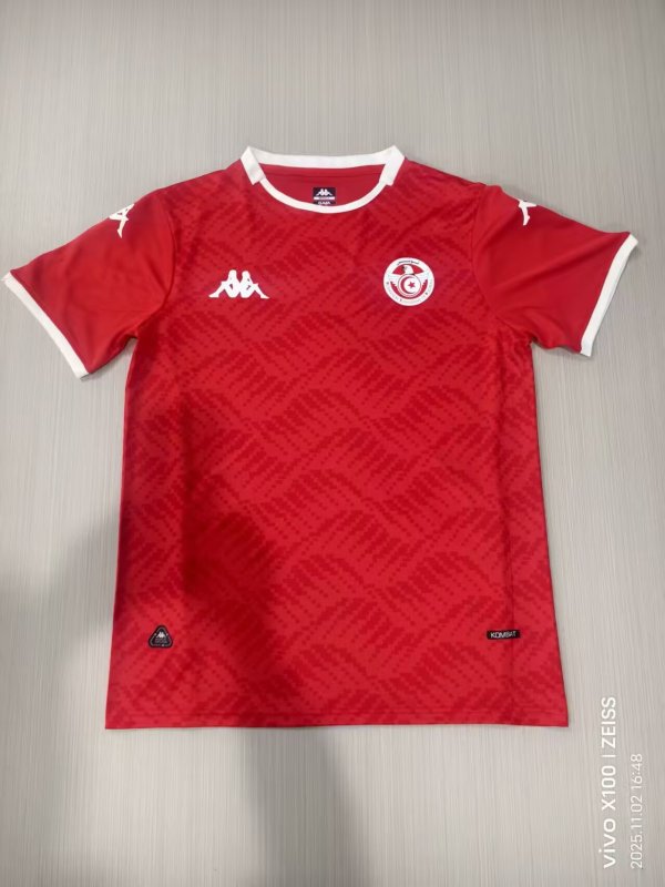 26/27 (2026) Tunisia Home Fans 1:1 Quality Soccer Jersey
