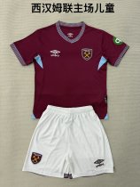 25/26 West Ham United Home Kids Kits 1:1 Quality Soccer Jersey 25/26 West Ham United Home Kids Kits 1:1 Quality Soccer Jersey