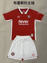 25/26 Bristol City Home Kids Kits 1:1 Quality Soccer Jersey