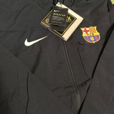 25/26  Barcelona Interchange Jacket Black White Windbreaker