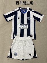 25/26 West Bromwich Albion Home  Kids Kits 1:1 Quality Soccer Jersey