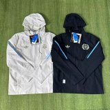 25/26  Argentina Interchange Jacket Black White Windbreaker