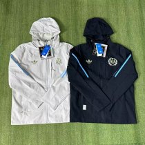 25/26  Argentina Interchange Jacket Black White Windbreaker