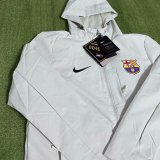 25/26  Barcelona Interchange Jacket Black White Windbreaker