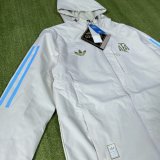 25/26  Argentina Interchange Jacket Black White Windbreaker