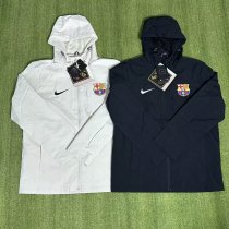 25/26  Barcelona Interchange Jacket Black White Windbreaker