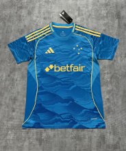 25/26 Cruzeiro Third Blue Fans 1:1 Quality Soccer Jersey