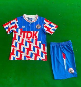 1998/1990 Ajax Away Kids 1:1 Quality Soccer Jersey