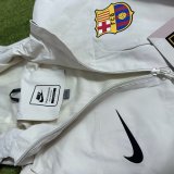 25/26  Barcelona Interchange Jacket Black White Windbreaker
