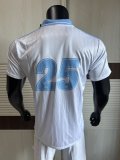 25/26  Adidas Clover #25 T-shirt White  Player 1:1 Quality Soccer Jersey