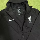 25/26  Liverpool Interchange Jacket Black White  Windbreaker