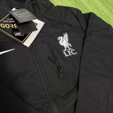 25/26  Liverpool Interchange Jacket Black White  Windbreaker
